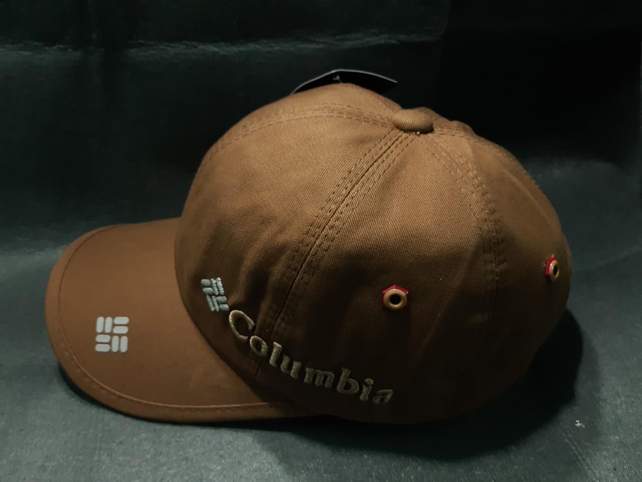 [HCM]Nón kết/ Mũ lưỡi trai Columbia màu nâu sành điệu nam nữ