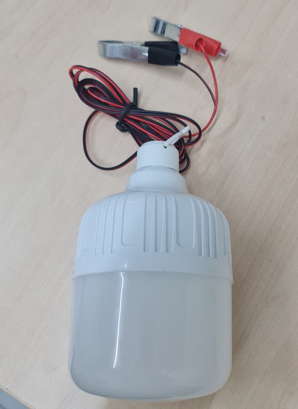 Đèn led trụ 50w kẹp bình ắc quy 12v