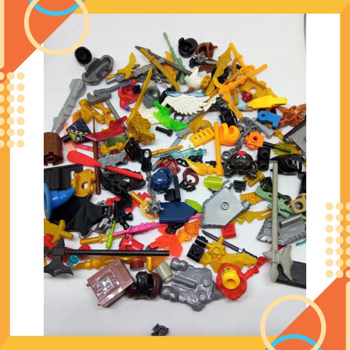 😍combo 20 phụ kiện lego💓phụ kiện ngẫu nhiên cho nhân vật lego.