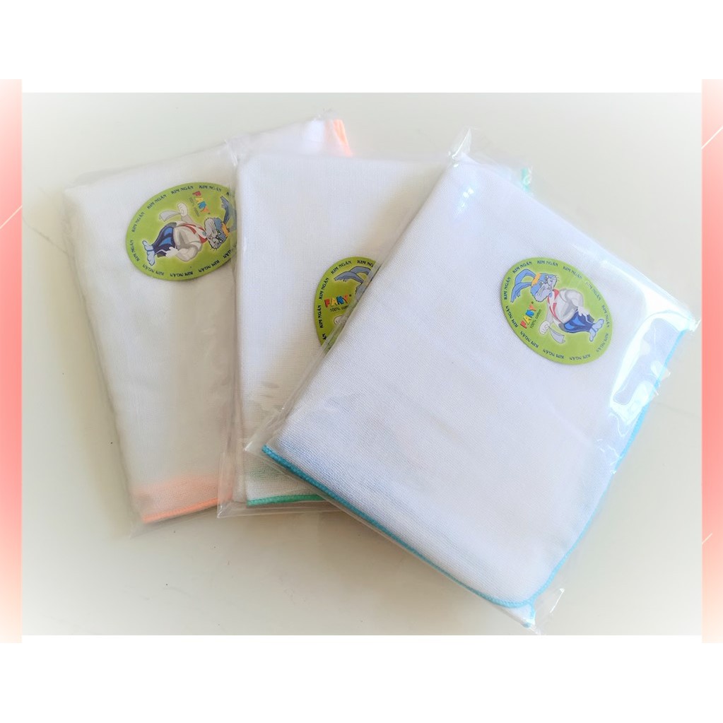 Khăn tắm vải xô sơ sinh 3 lớp , dày dặn, mềm mại, thấm hút tốt cho bé sơ sinh
