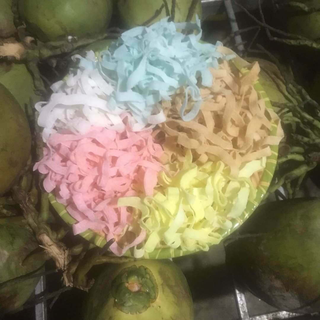 500gr mứt dừa non dạng bào sợi truyền thống - nhà làm