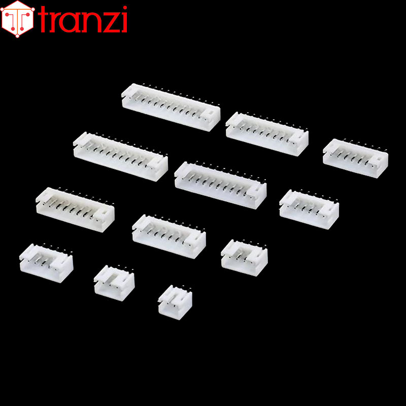 Giắc cắm header 2.0mm ph2.0 2p 3p 4p 5p 6p 7p 8p 9p 10p 11p 12p chân cắm thẳng trắng