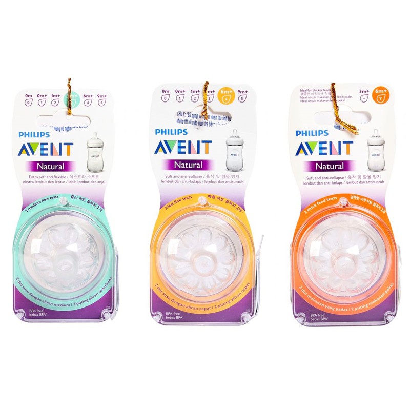 Núm ti Philips Avent Natural cổ rộng, sản phẩm đa dạng về, chất lượng tốt, cam kết hàng nhận được giống với mô tả