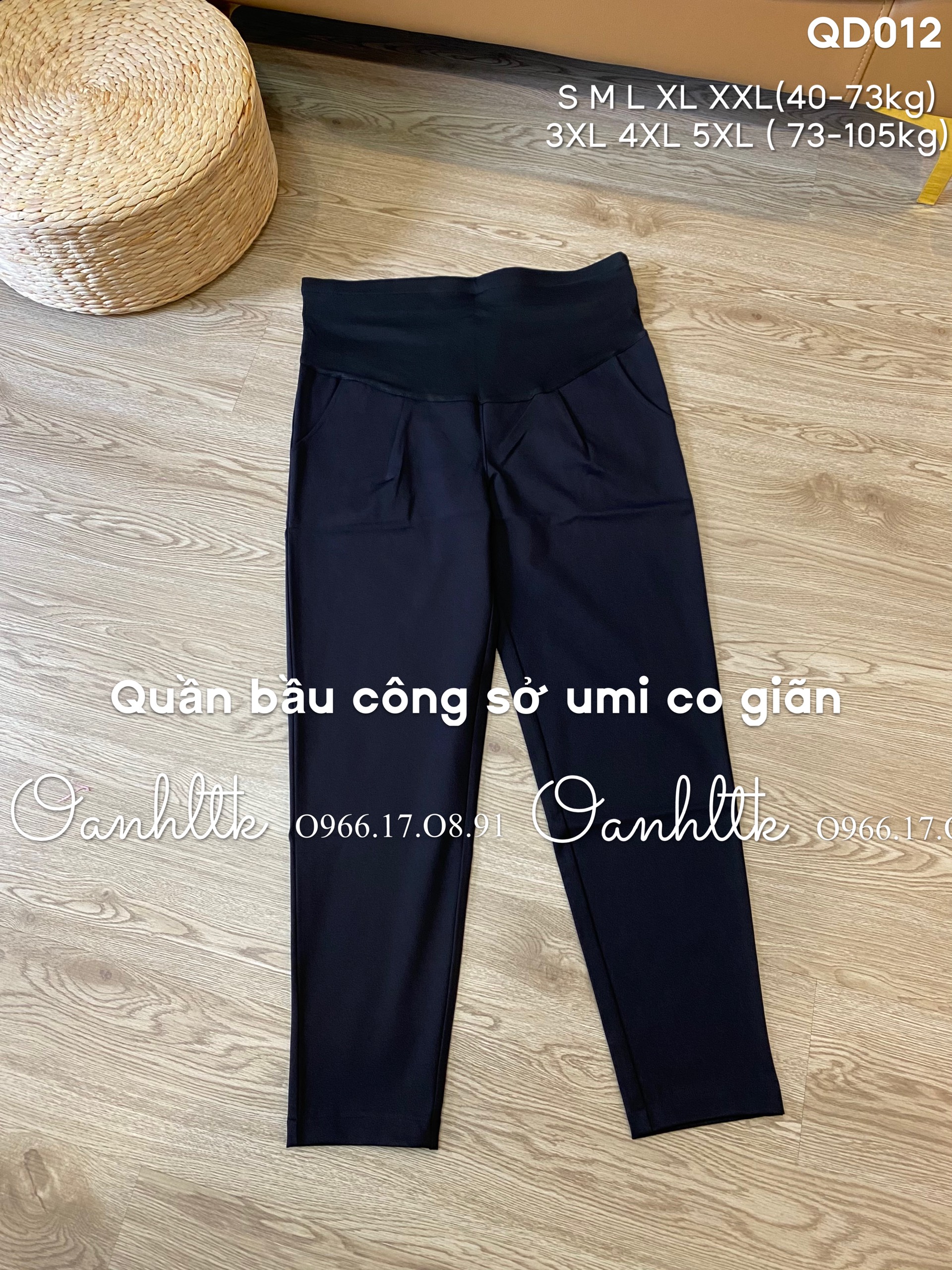40-110kg Quần bầu công sở dáng baggy umi hàn co giãn có sẵn tại shop bigisze Oanhltk