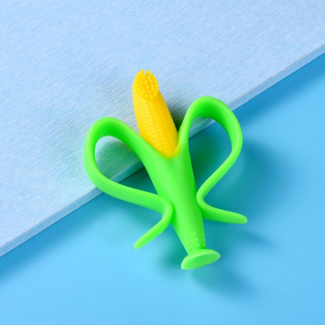 Loại mới - gặm nướu chuối ngô cho bé silicon mềm an toàn có thể đứng được, sản phẩm đa dạng về, chất lượng tốt, cam kết hàng nhận được giống với mô tả