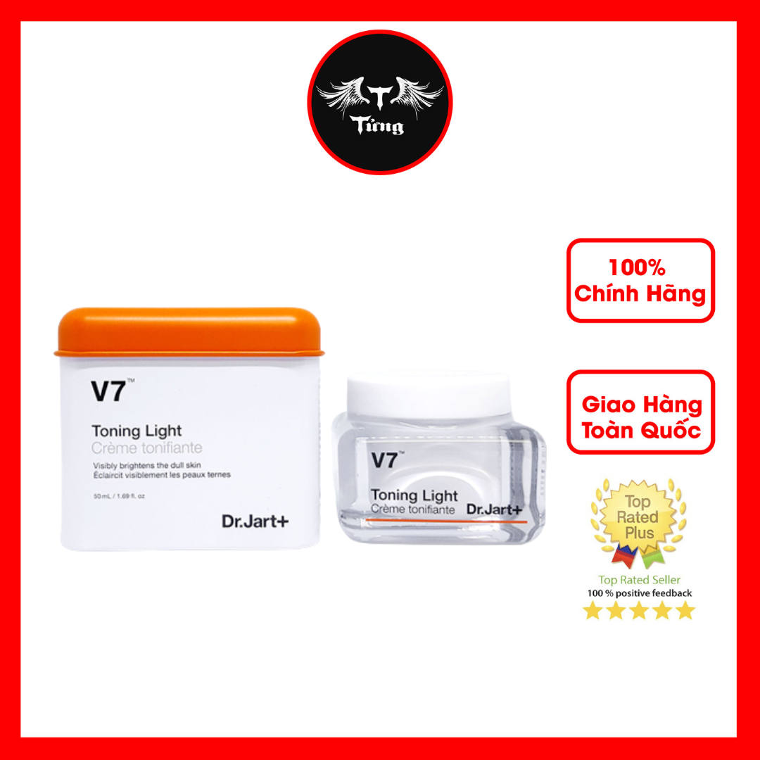 Kem dưỡng trắng và tái tạo da cao cấp v7 toning light dr jart hàn quốc 50ml