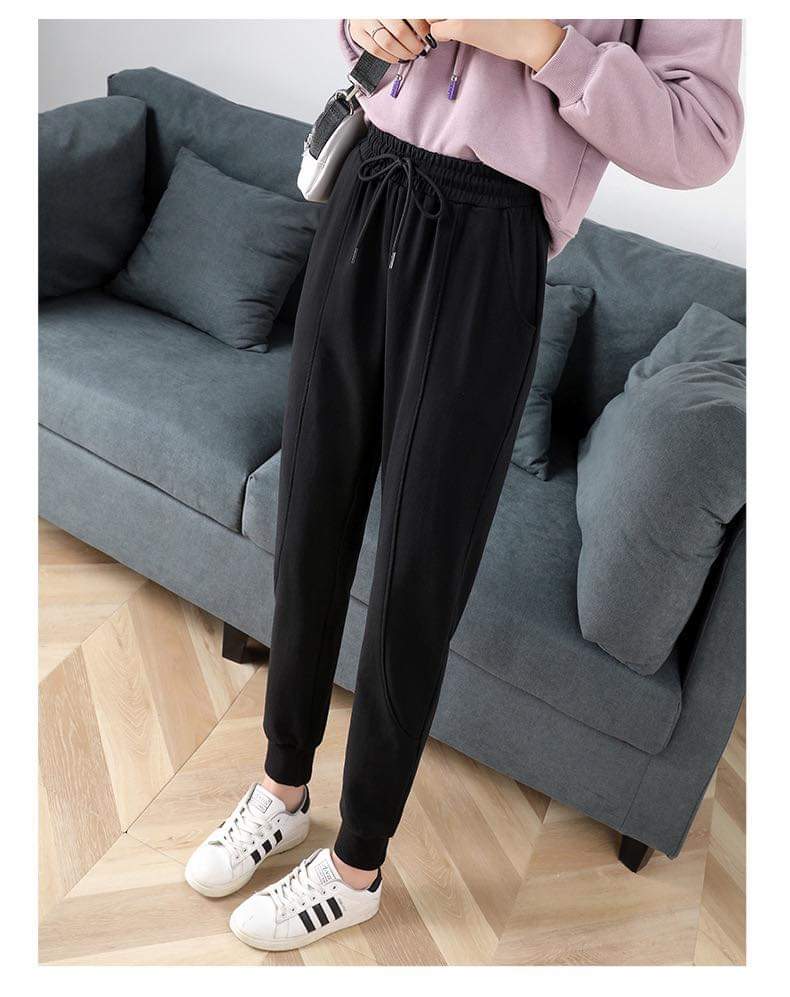 Quần jogger nữ len tăm bo gấu mẫu mới siêu hot , hỗ trợ ship 20k