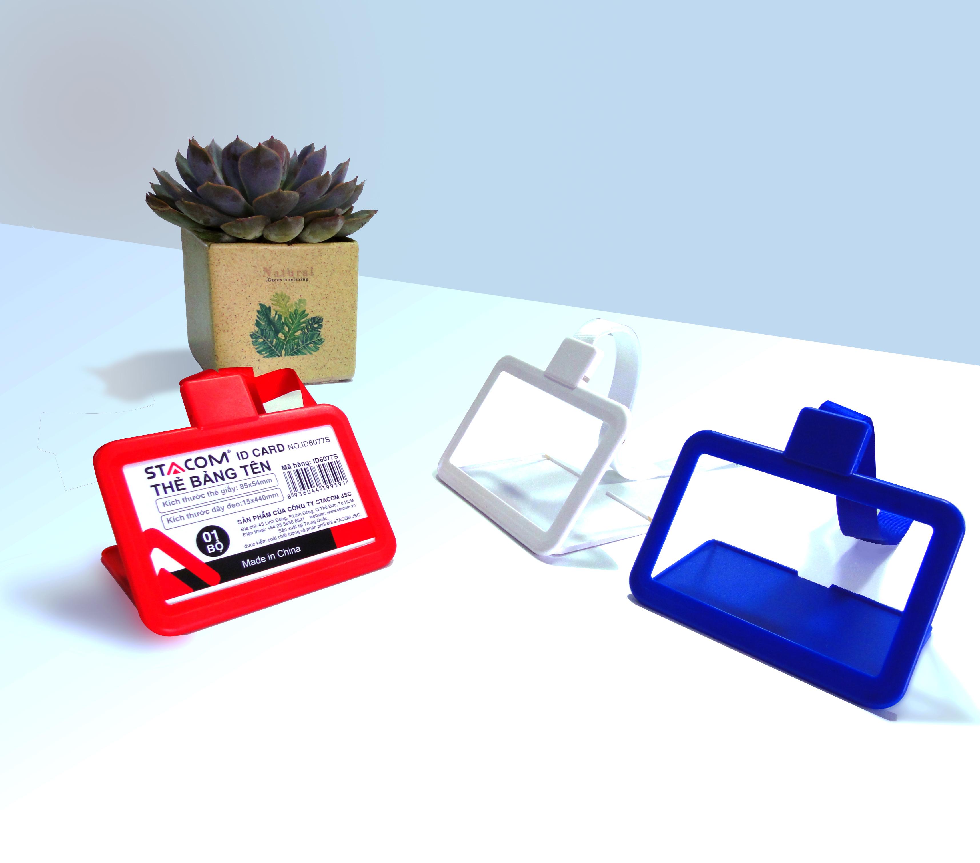 Bộ mặt thẻ kèm dây đeo ( ngang, dọc)