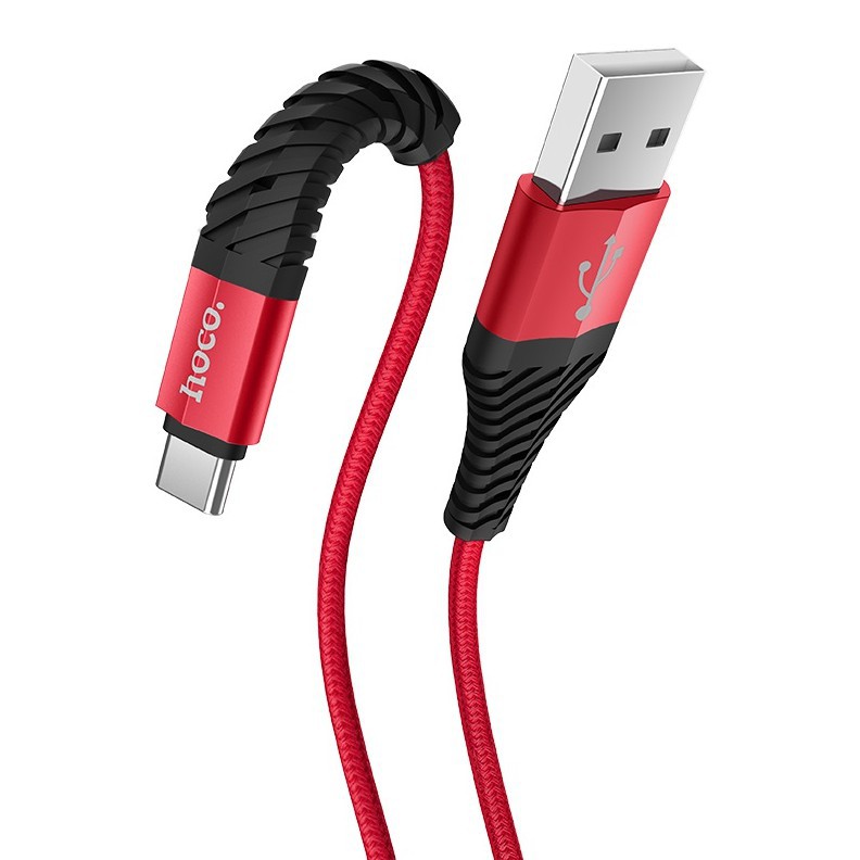 Dây cáp sạc hoco x38 2.4a type-c/lightning/micro usb - dây dài 1m,cáp sạc dây dù chống gập -