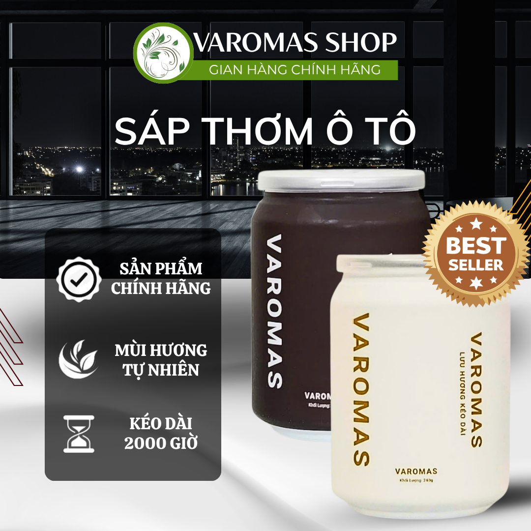 Varomas St20 Car Fragrance Wax – Pleasant Fragrance, Long-Lasting Scent, Helps Keep Car Space Fresh Giá 189,900 Đồng*Miễn phí vận chuyển