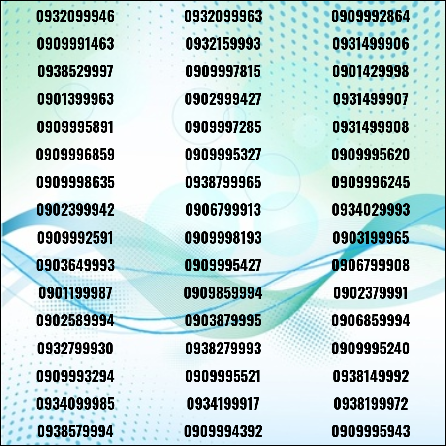 Sim Mobifone tam hoa đầu 09