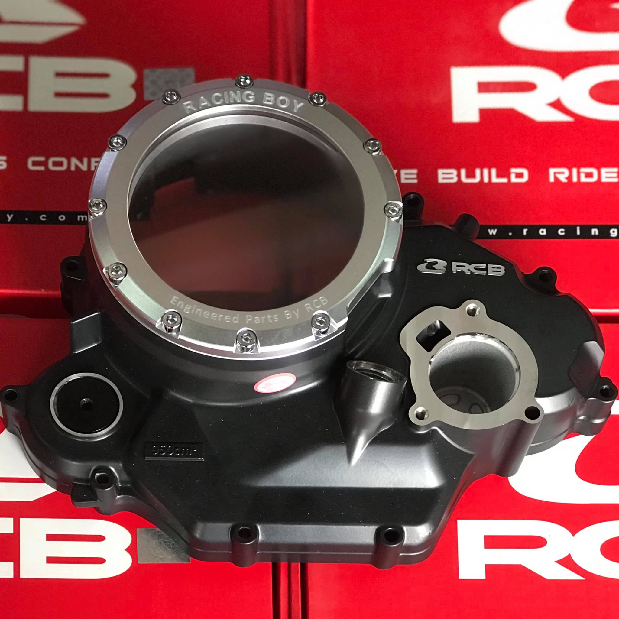 Bộ lốc nồi trong suốt RCB gắn Exciter 150 Bạc