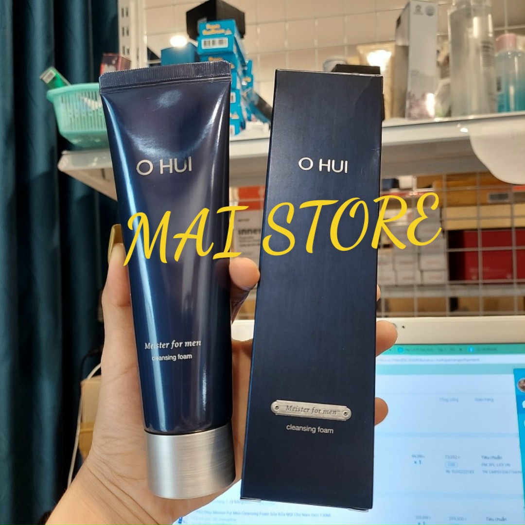 Sữa rửa mặt Ohui Foam For Men dành cho nam giới tuýp 180ml
