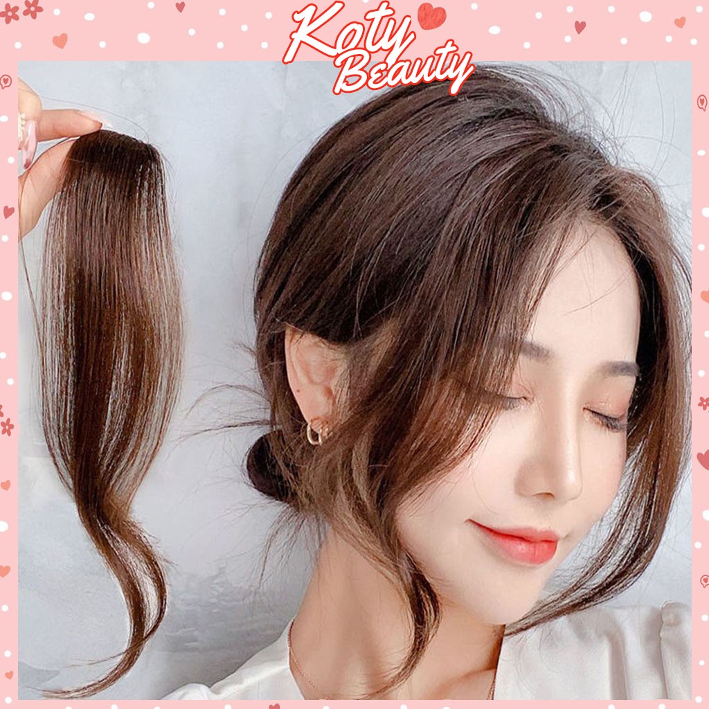 Wig flying Korean style, hair clip bangs long wig to chảnh camis DA for female TG6