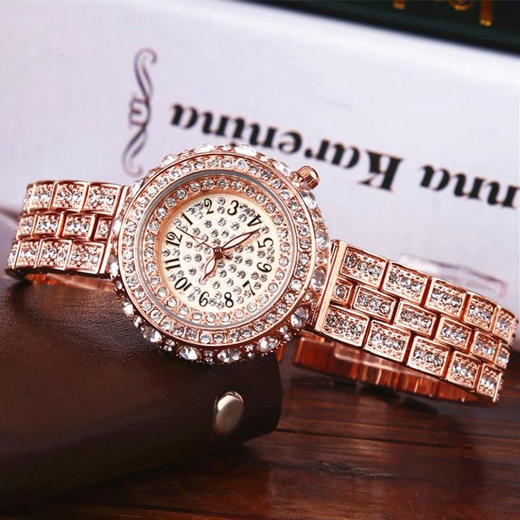 Wholesale Ladies Watch Korean Version Waterproof Diamond Full Diamond