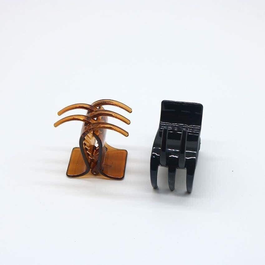 Cào Tóc Càng Cua 5 Răng Mẩu Trơn Jussy Fashion Kẹp Tóc Càng Cua Chất Nhựa Bền Đẹp Kích Thước 3x5cm (1 Cái)