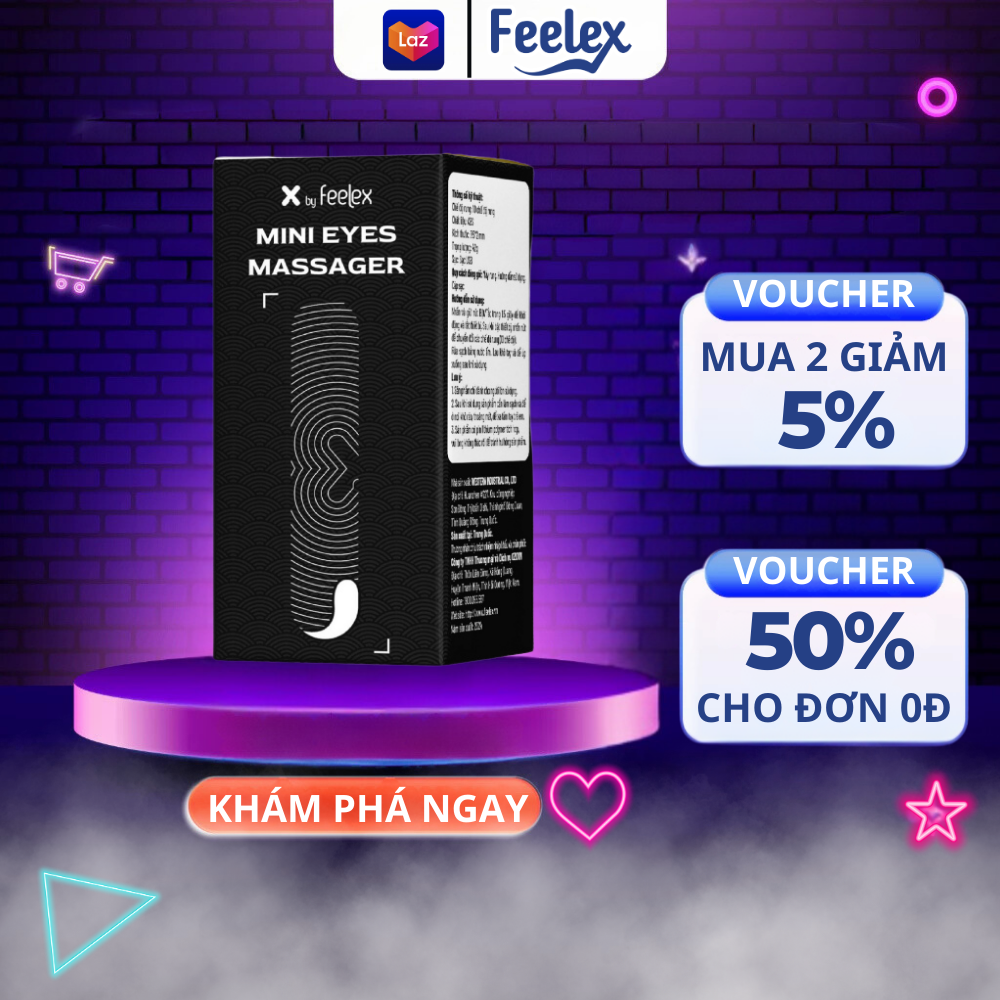 Máy massage mini X by Feelex nhỏ gọn, đa năng, dễ dàng sử dụng giúp thư giãn toàn thân