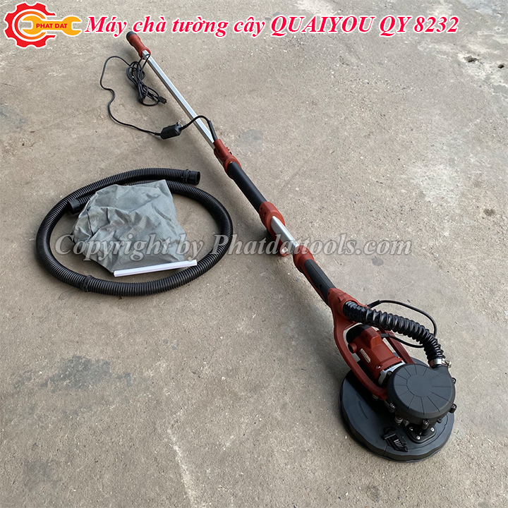 Máy chà tường cây quaiyou qy8232 - điều chỉnh 6 cấp - tặng kèm 10 tờ giấy nhám - bảo hành 6 tháng