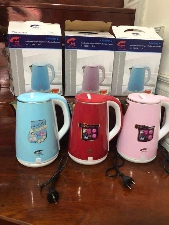 Ấm siêu tốc 2.5L Thái Lan - ấm siêu tốc -ấm đun nước thái lan - ấm siêu tốc 2 lớp chống nóng- nồi nấu siêu tốc