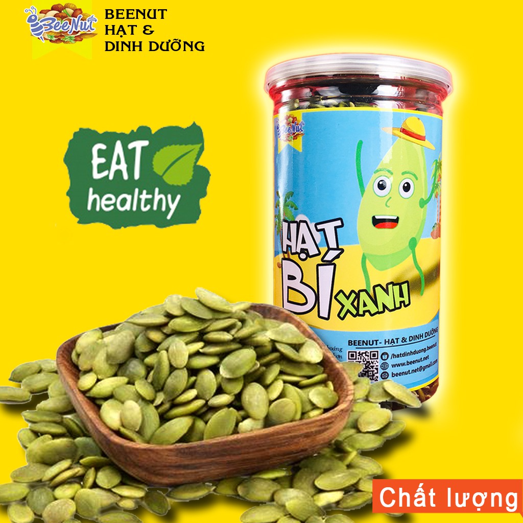 Nhân hạt bí xanh ấn độ hạt bị rang đã tách vỏ hạt bí sống làm sữa hạt hạt dinh dưỡng beenut