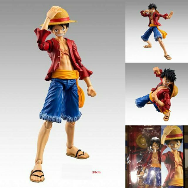 [Hàng có sẵn-Xả hàng tăng doanh sô] Nhân vật Luffy khớp cử động cao 18cm - Mô hình figure One Piece