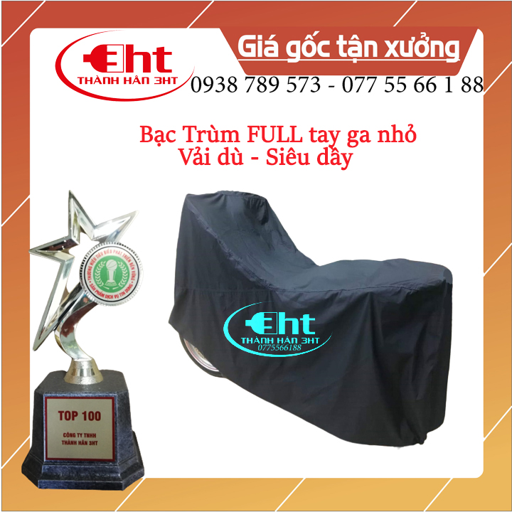 Vải Bạc Phủ Xe Máy, Áo Trùm Xe Máy Vải Dù Loại Tốt( Thích Hợp Tất Cả Các Loại Xe)