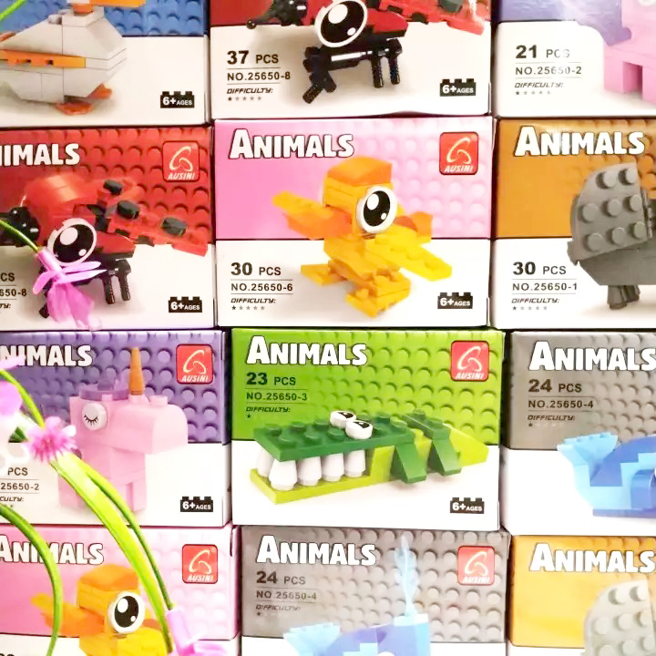 Đồ chơi lắp ráp ausini animal chủ đề động vật 25650