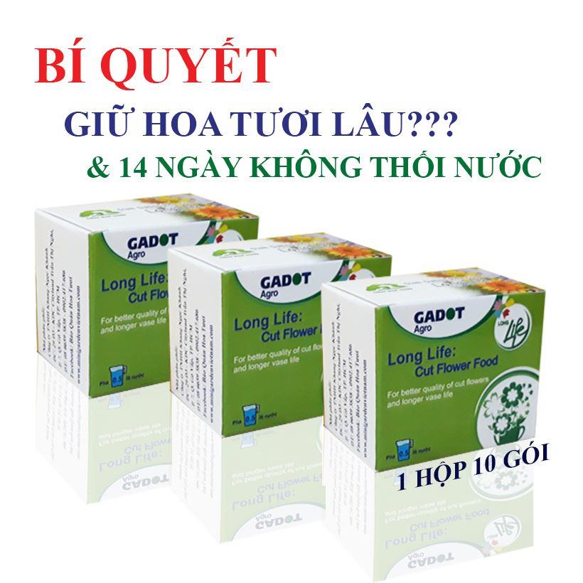 Set 5 gói dưỡng hoa tươi lâu longlife của israel