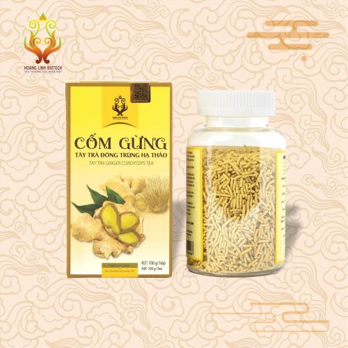 Cốm gừng tây trà đông trùng hạ thảo