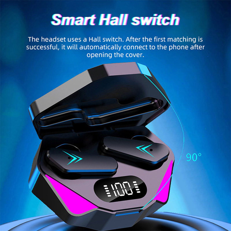  Tai Nghe Gaming X15 Bluetooth Đàm Thoại Rõ Nét Pin 12H Cảm Ứng Đa Năng Dành Cho Game Thủ 