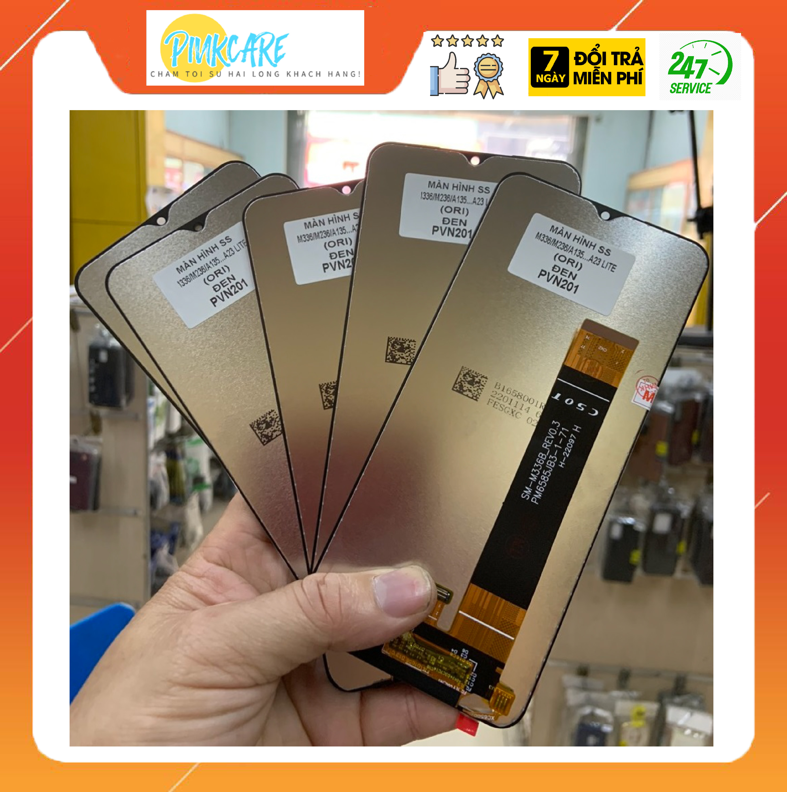 Màn hình zin new samsung m336/m23 5g/a23 lite/