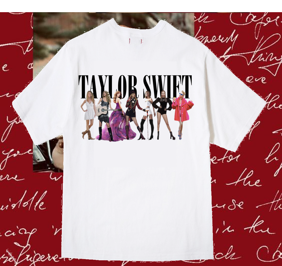 Áo Taylor Swift All Era form rộng tay lửng unisex cryaotic10