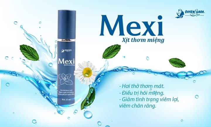 Xịt thơm khử hôi miệng mexi q'lara