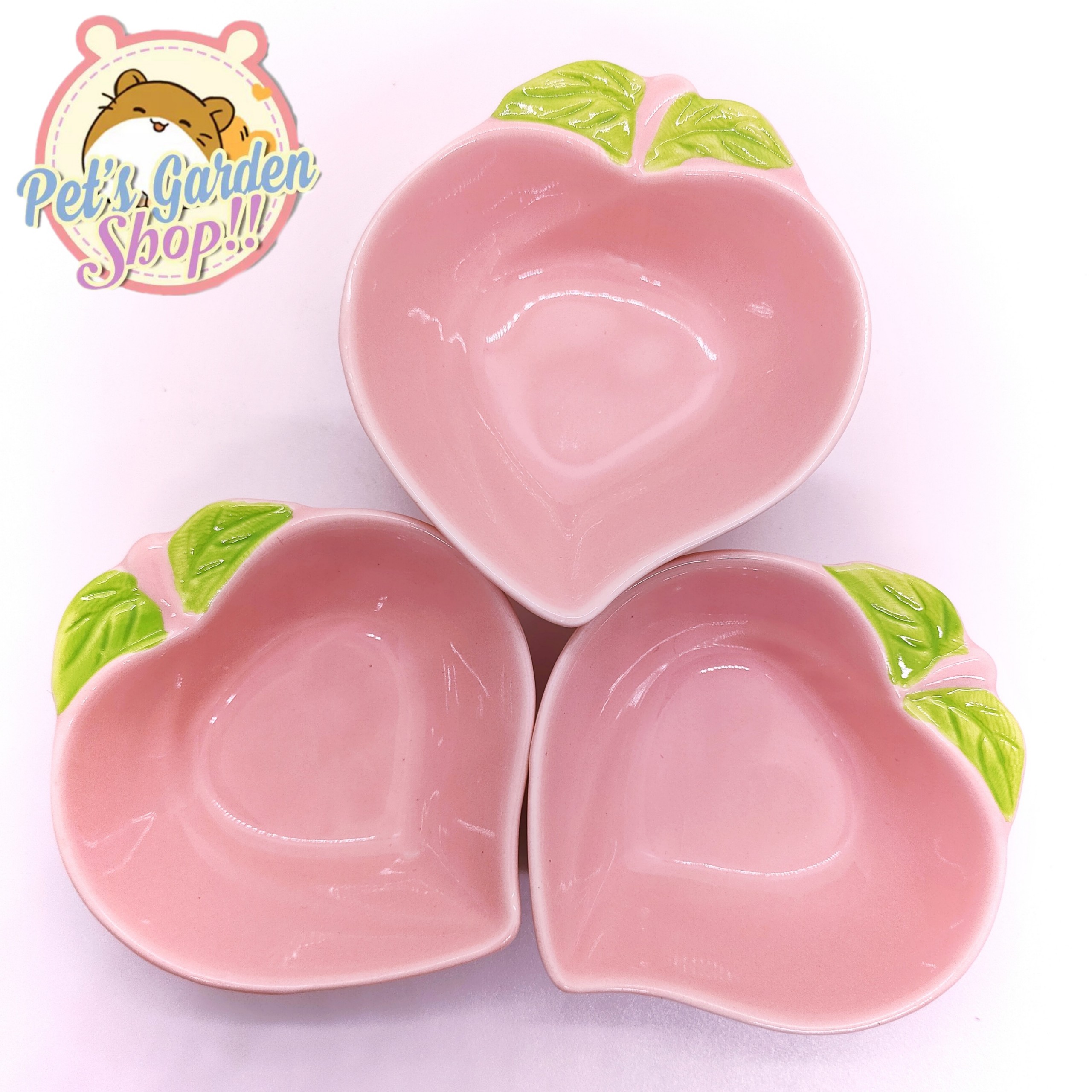 Chén đào nhỏ bằng sứ cho hamster
