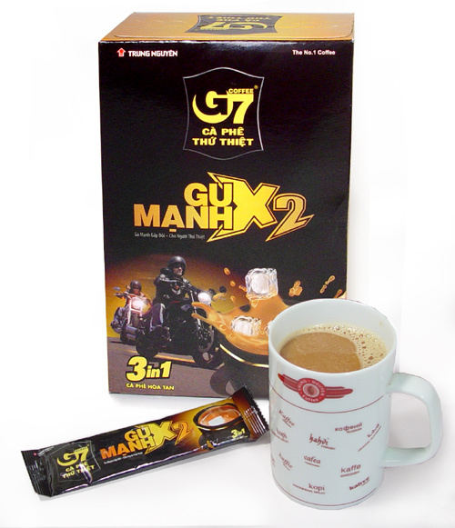 ( Free Ship MAX ) Cà Phê Sữa Hòa Tan G7 X2 Gu Mạnh 3in1 Hộp 12 Gói 25gr _ Trung Nguyên