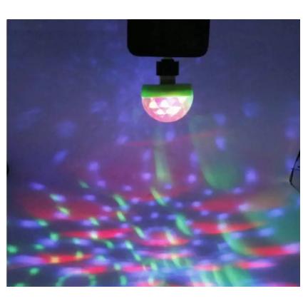 Đèn led vũ trường mini cổng usb ánh sáng tốt