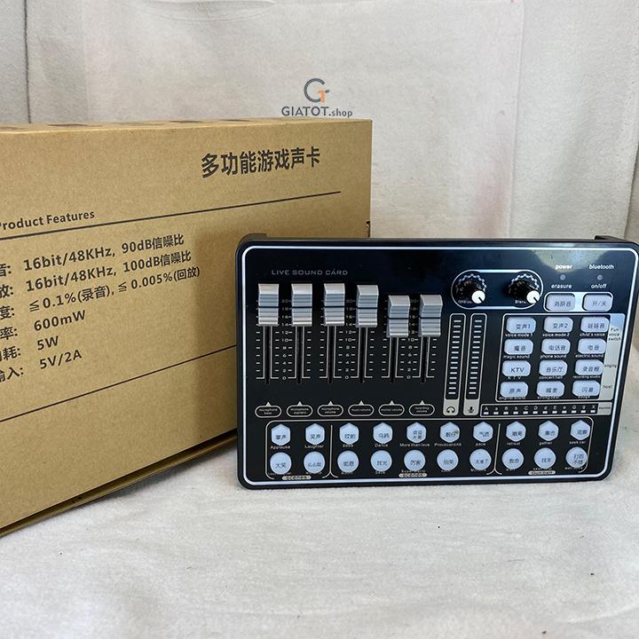 Sound card thu âm Live stream H9 có kết nối Bluetooth