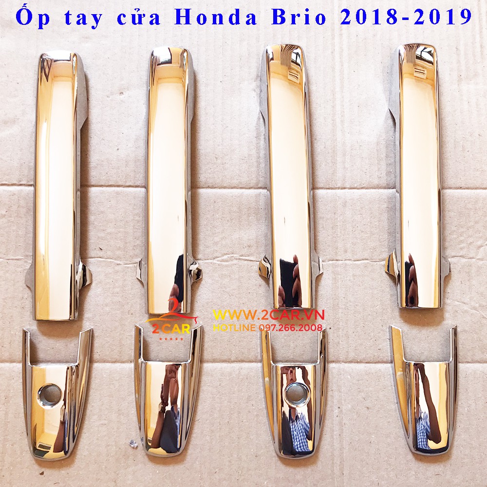 Ốp tay nắm cửa xe honda brio 2018-2019