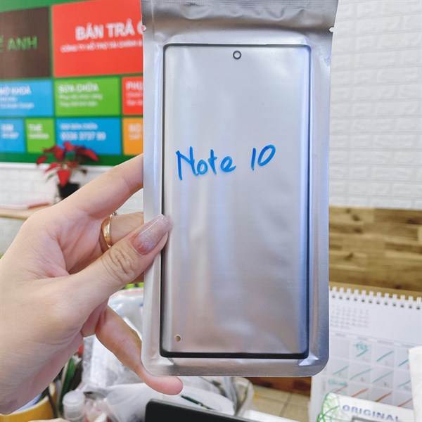 Kính ép oca samsung note 10