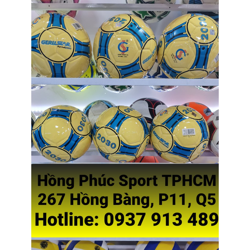 [HCM]Bóng đá futsal sân cỏ nhân tạo Geru Star banh bóng đá 2030 cao cấp chính hãng