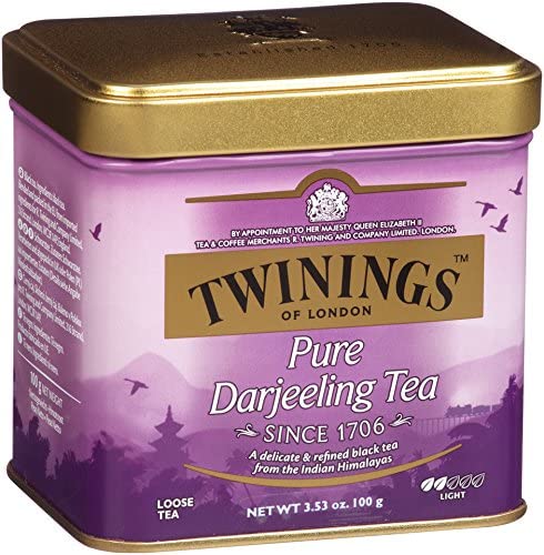 Trà lá Twinings Pure Darjeeling – Hộp thiếc cao cấp 100gr