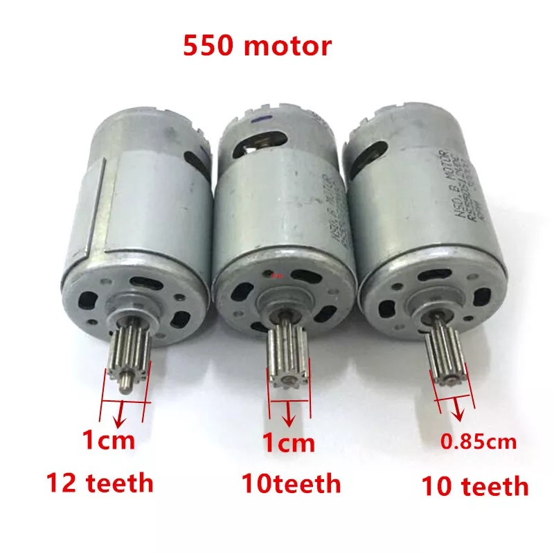 Motor máy khoan pin 550 12v - 16v - 21v