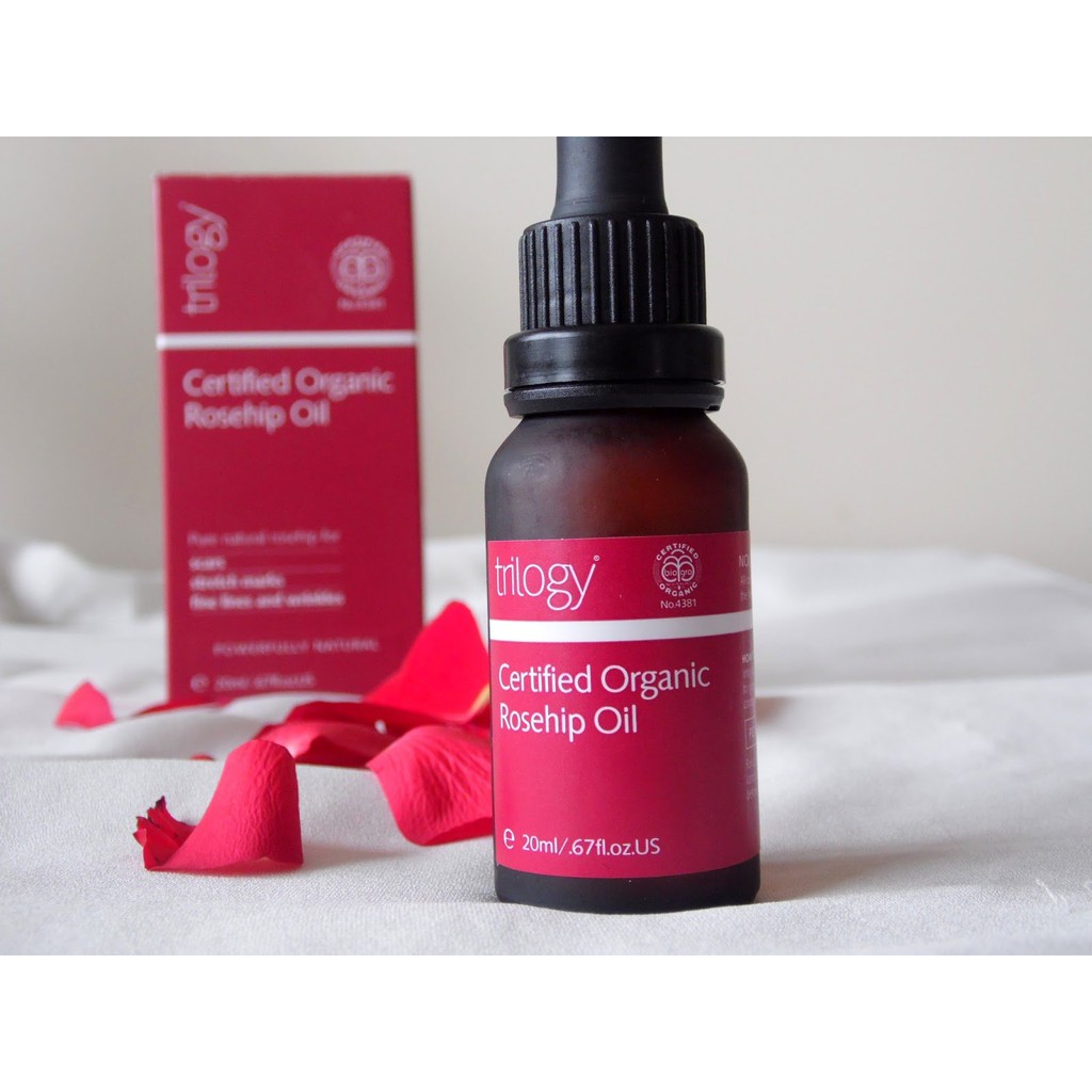 [2022]Tinh dầu nụ tầm xuân Trilogy Certified Organic Rosehip Oil 20/45ml