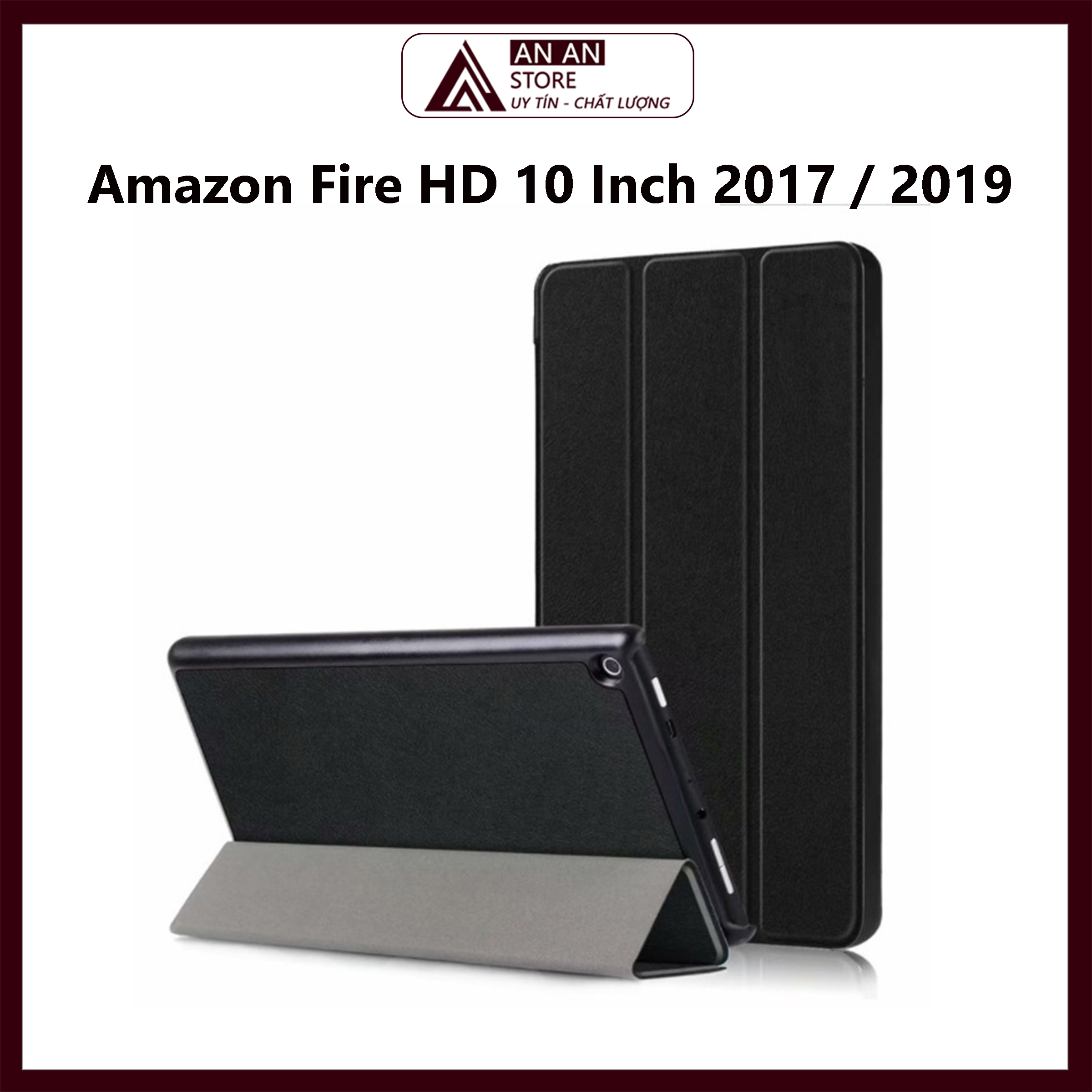 Bao Da Cho Amazon Kindle Fire HD 10 2017 / 2019 Smart Cover Máy Tính Bảng