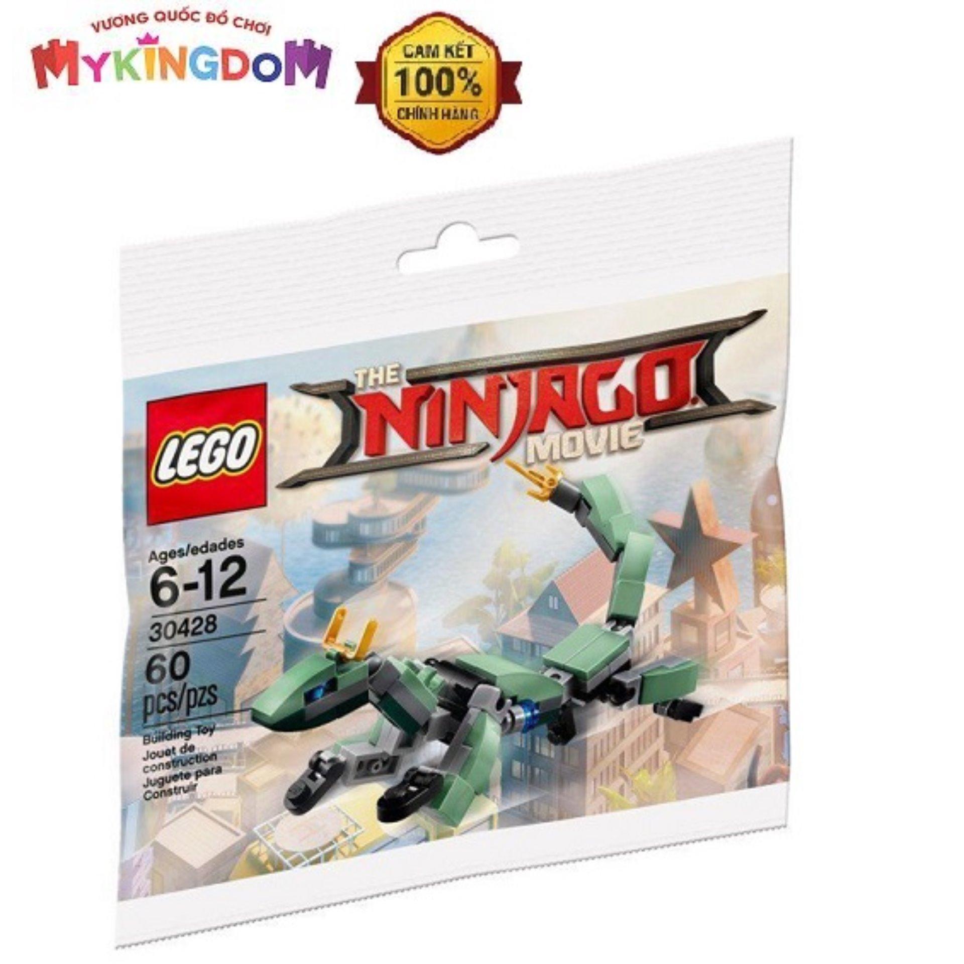 Đồ Chơi Lắp Ráp LEGO Rồng Máy Xanh Lá Cây Mini 30428