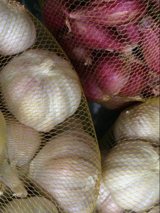 Combo 1 kg hành và 1 kg tỏi Ninh Thuận ( củ to)