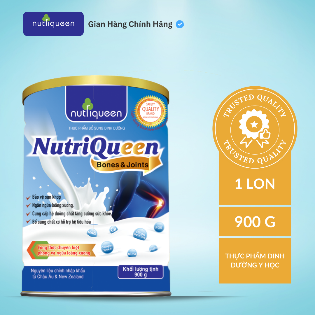 Sữa Xương Khớp Nutriqueen Bones & Joints - Hộp 900g Gian Hàng Chính Hãng NutriQeen Việt Nam