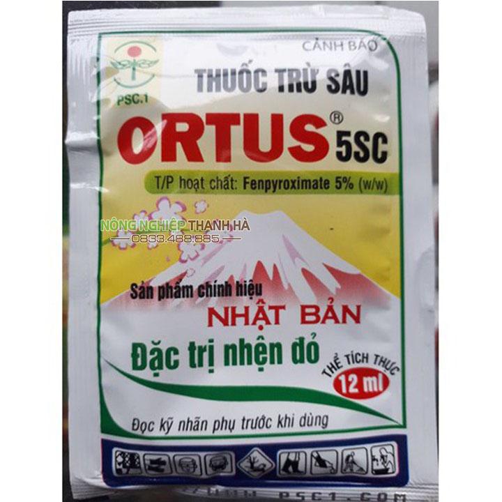 Chế phẩm trừ nhện đỏ Ortus 5SC trên hoa hồng - Gói 12ml