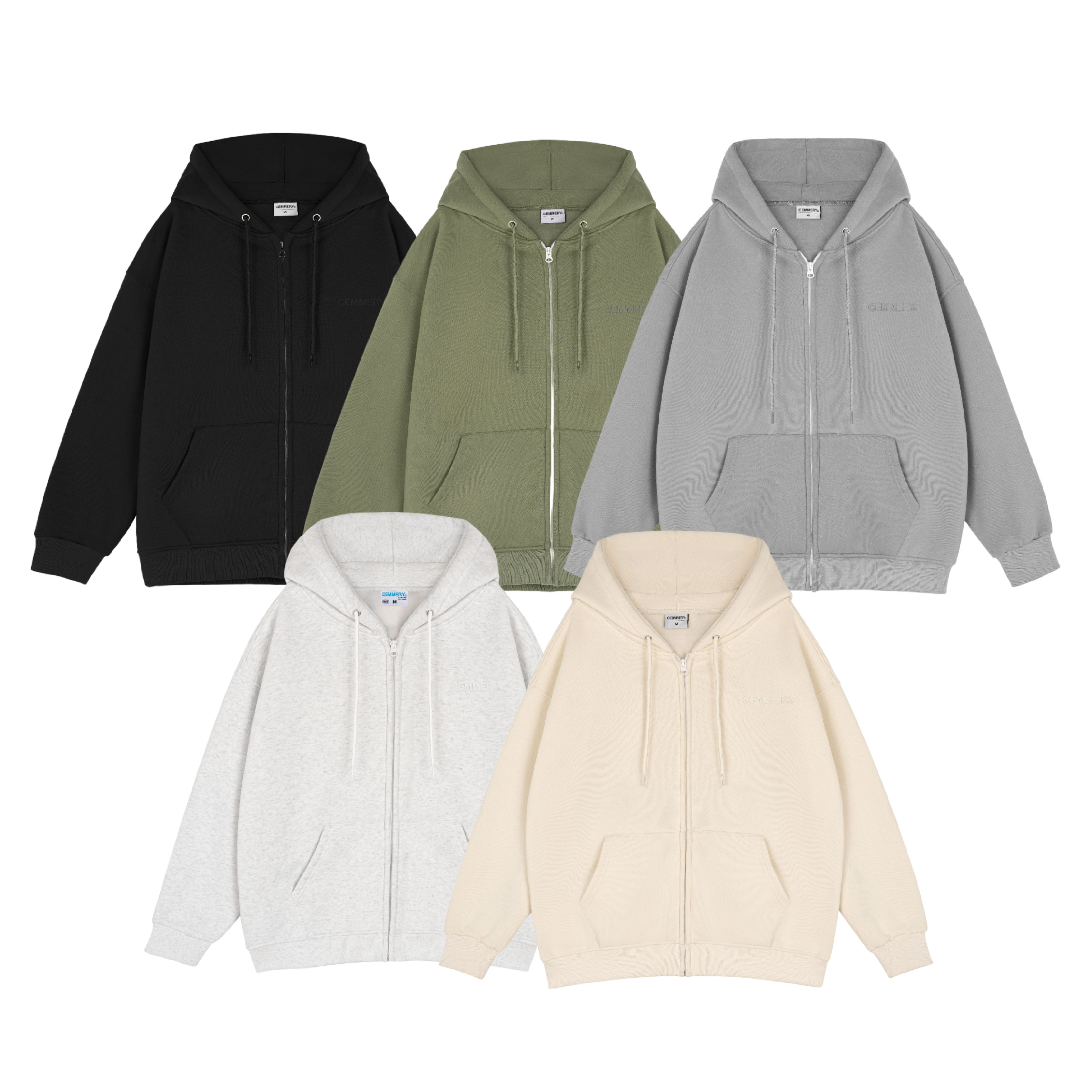 Áo hoodie zip localbrand cemmery "melli hoodie" 5 màu