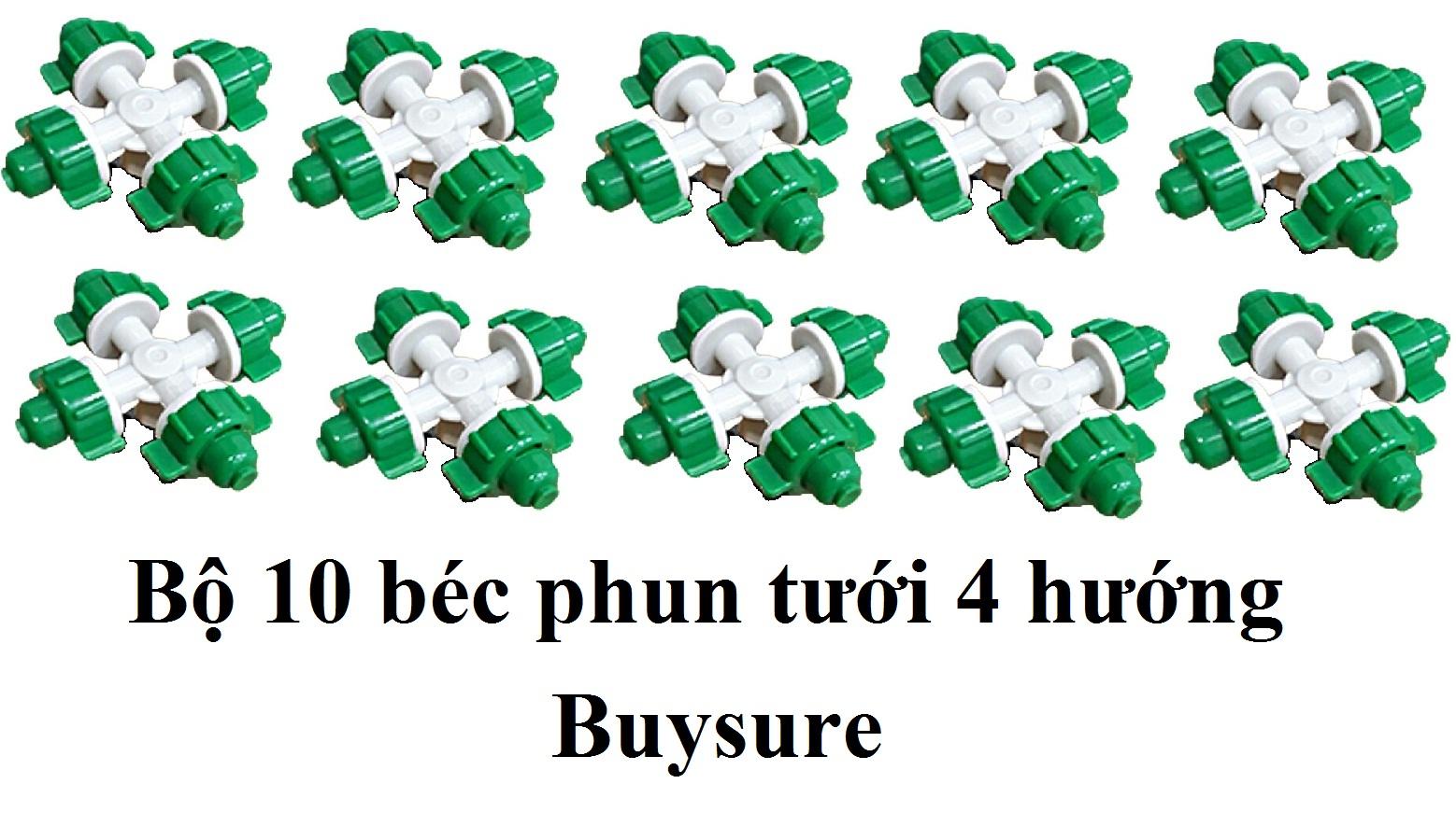 Bộ 10 béc phun tưới lan 4 hướng đài loan